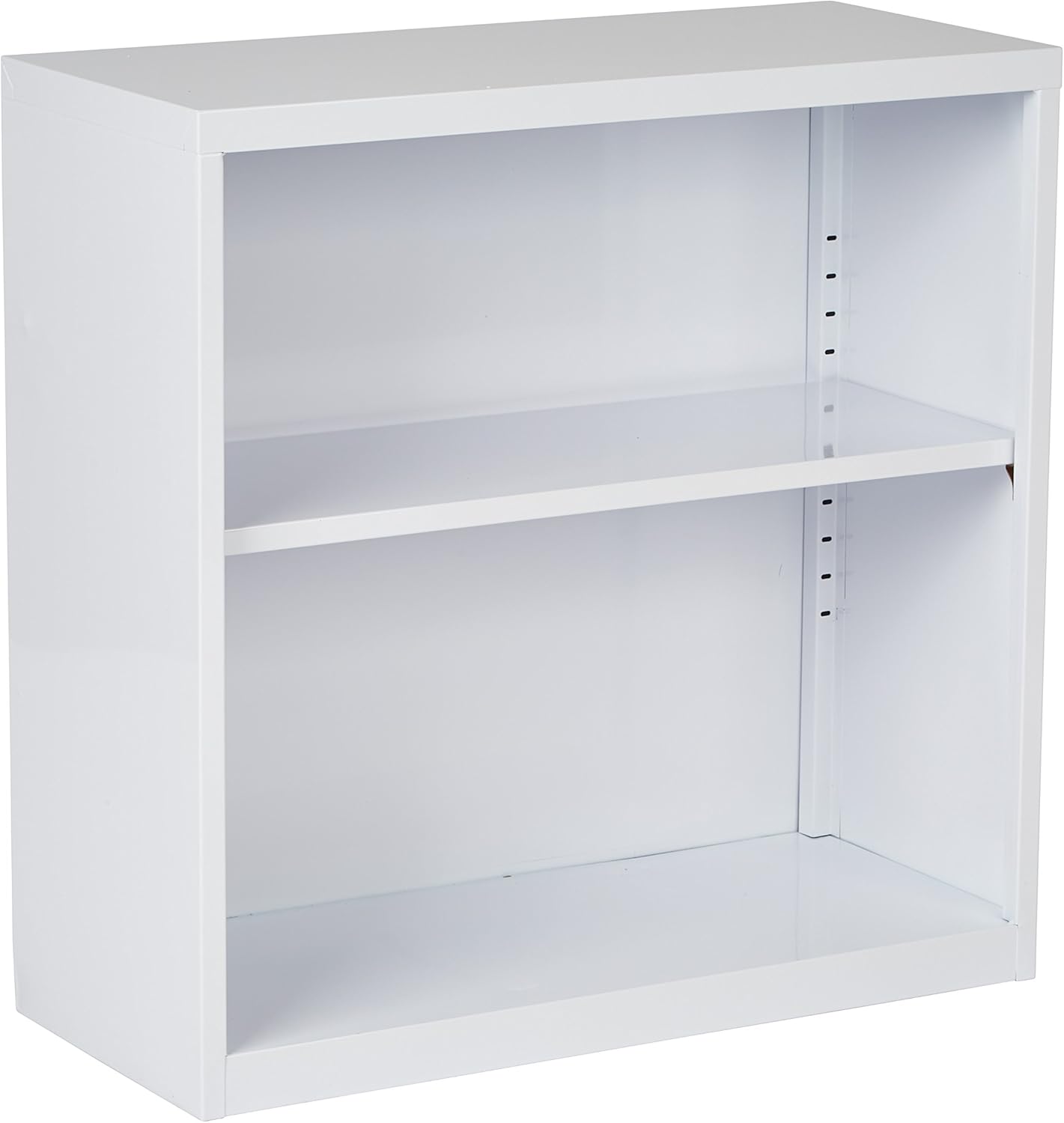 White Metal Bookcase Q43830