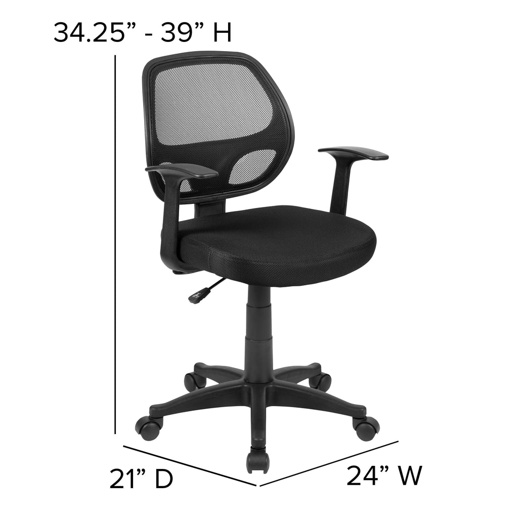 Black Mesh Computer Chair P61736