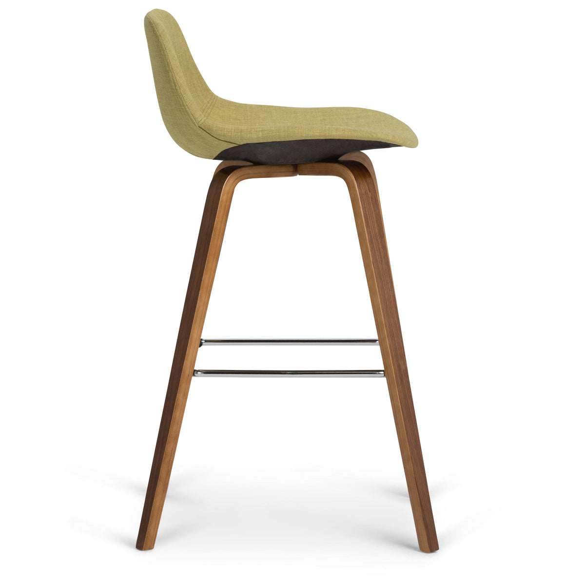 Set of 2 Dark Brown Bentwood Counter Height Barstools E7857