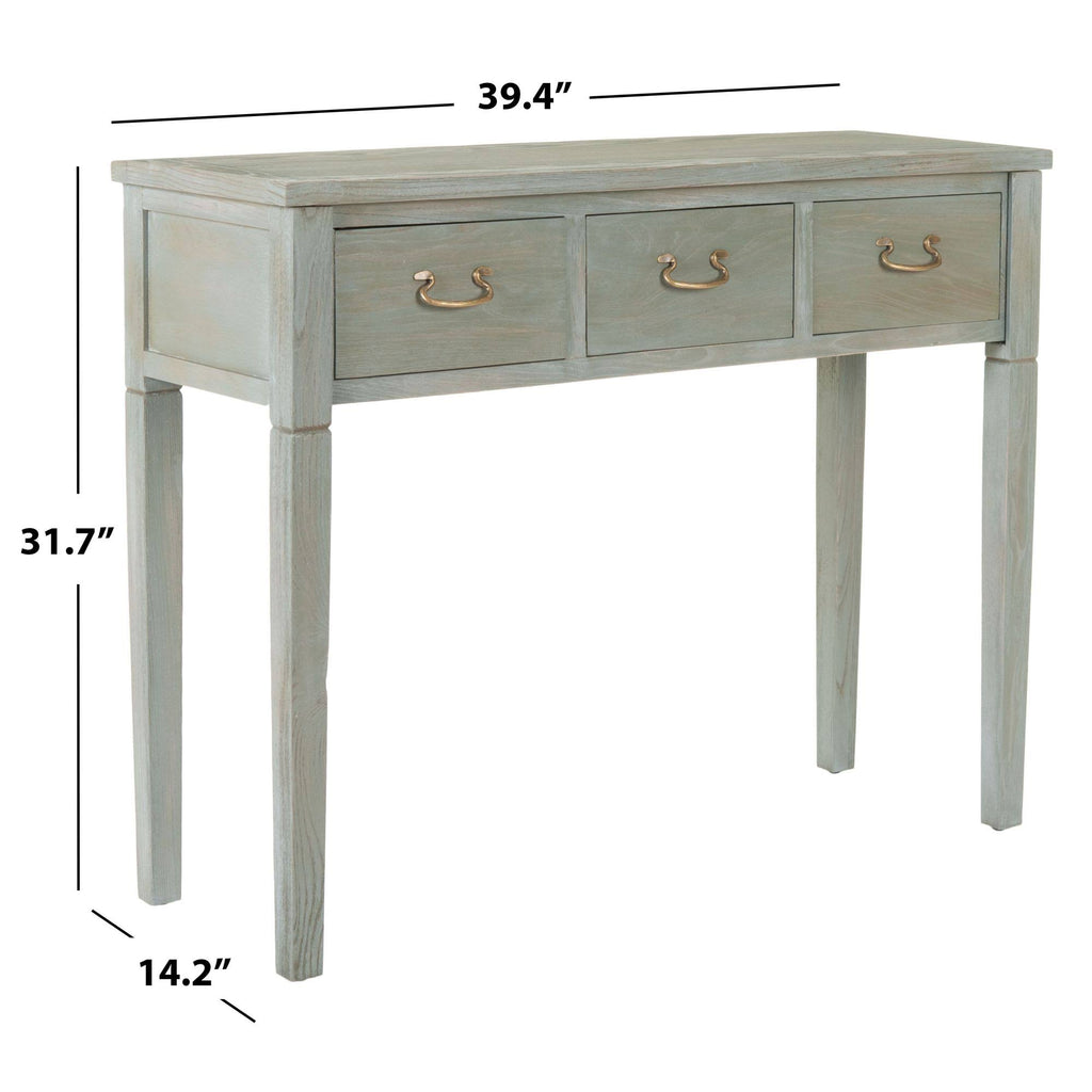 Oak Console with Storage Drawers G406262