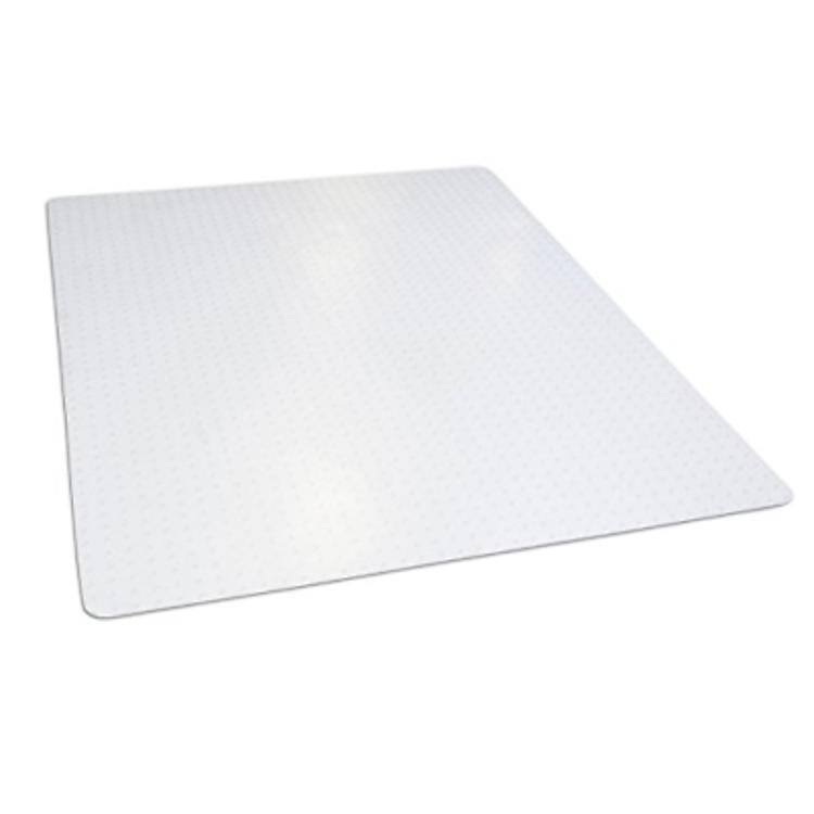 Clear Rectangle Office Chair Mat for Low Pile Carpet J372074