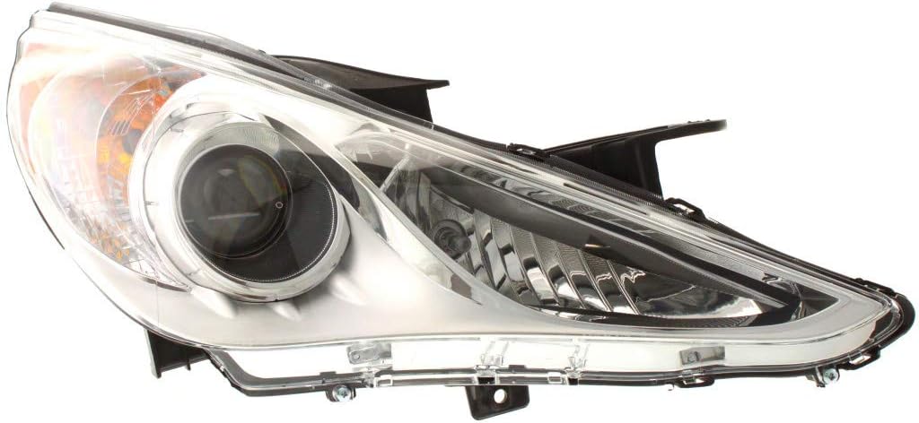 Passenger Side Halogen Headlight for Hyundai Sonata 2011-2014 B8143