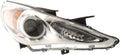 Passenger Side Halogen Headlight for Hyundai Sonata 2011-2014 B8143