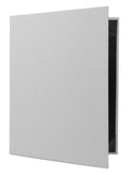 Metallic Silver Casebound Menu W3627