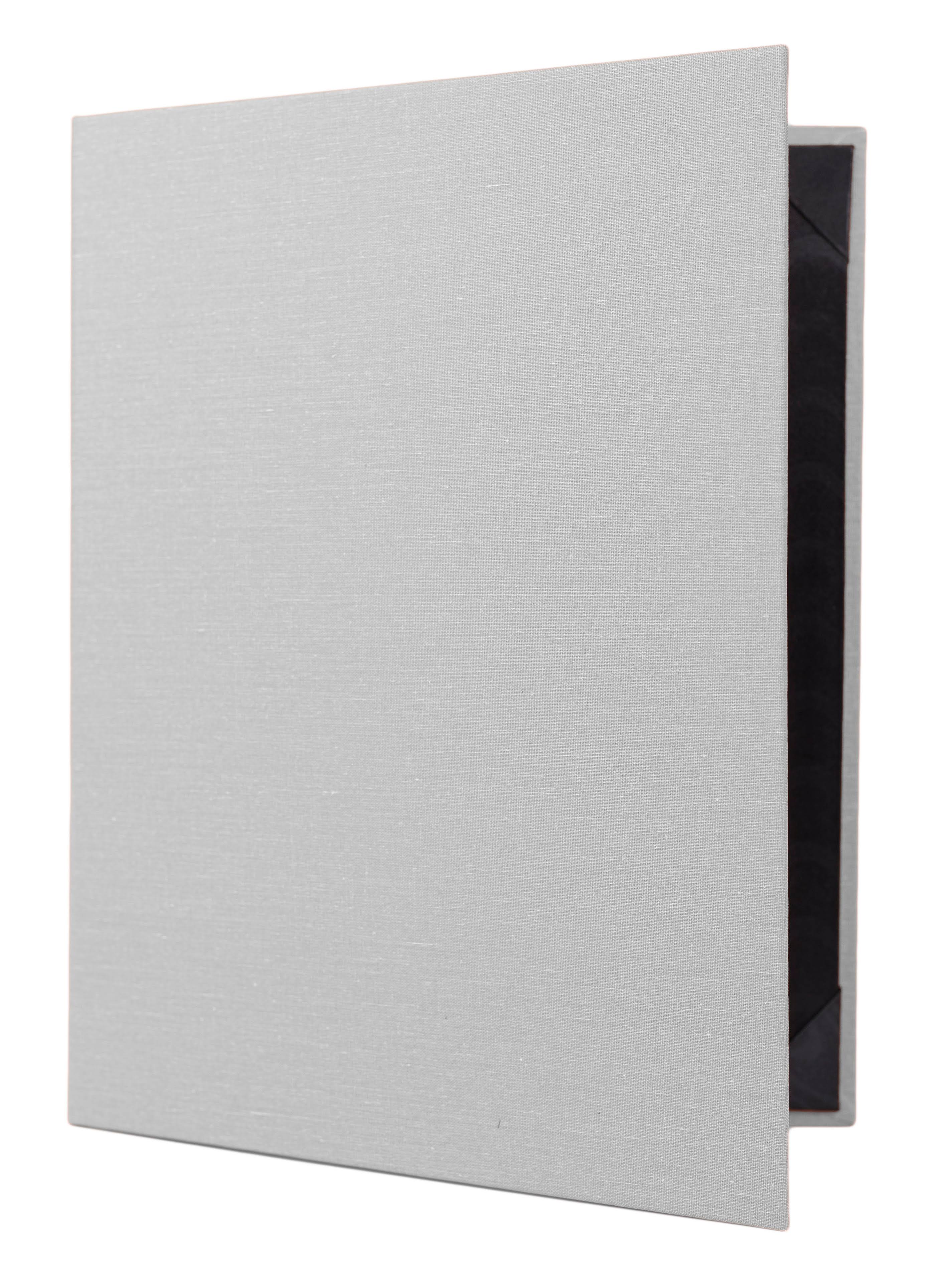 Metallic Silver Casebound Menu W3627