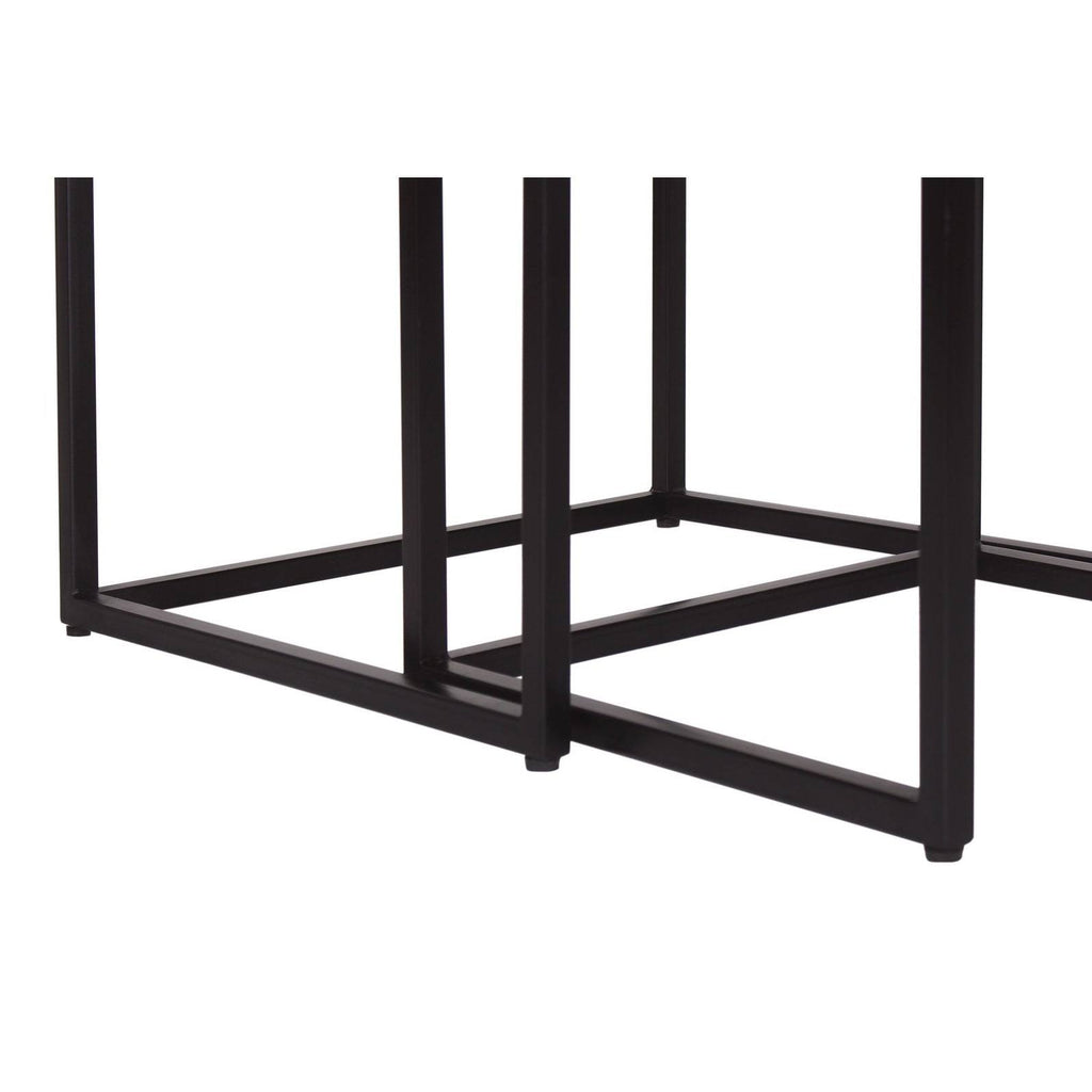 Mango Wood u0026 Iron Nesting Tables (Set of 2) - Brown B85385