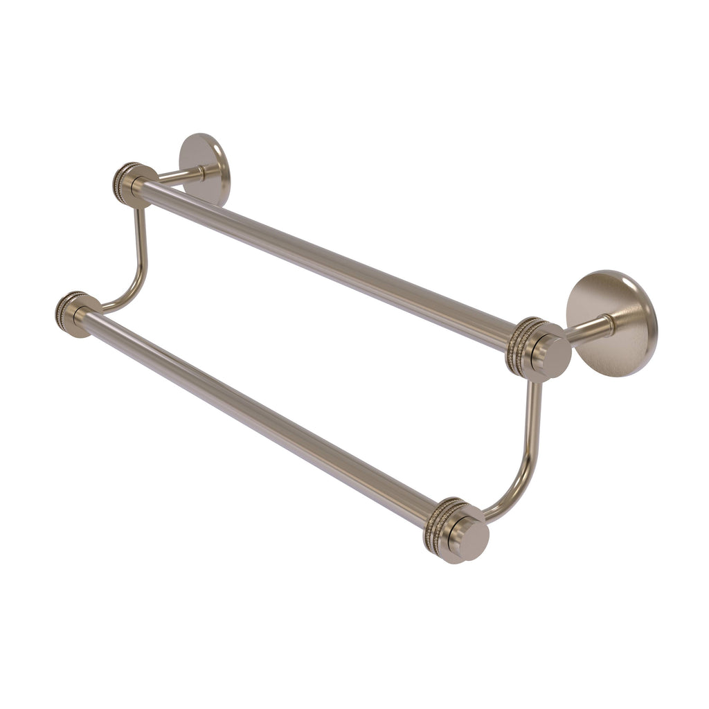 Antique Pewter Double Towel Bar I854533