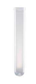 Polypropylene Test Tube, Round Bottom, 12x75mm, 5ml, with Clear Snap Cap, Sterile, 25 per Pack W377