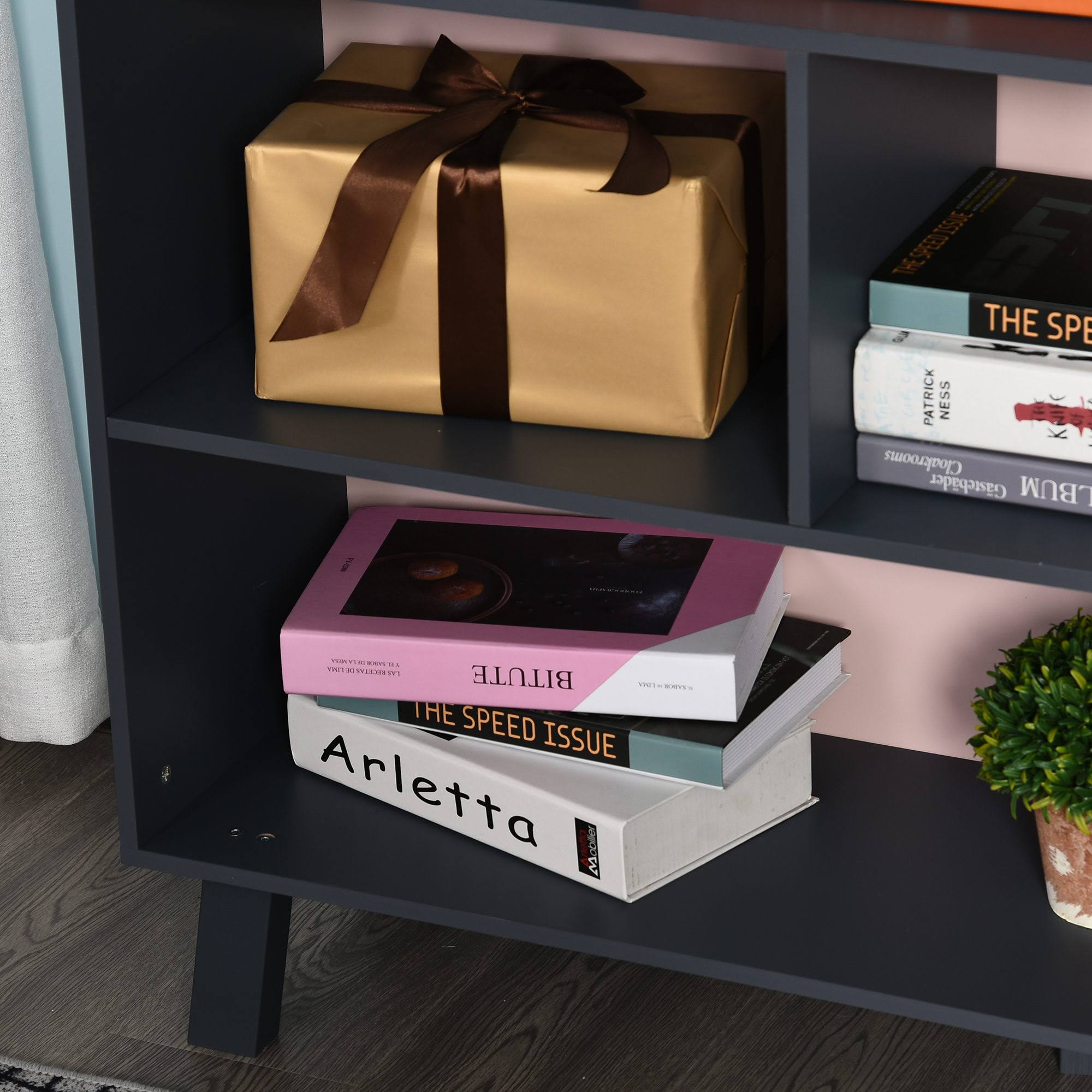 3-Tier Freestanding Child Bookcase with Open Shelves D32062