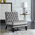 Tufted Velvet Slipper Accent Chair S2529