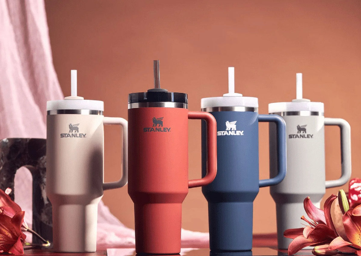 Soft Matte Stainless Steel Vacuum Insulated Tumbler with Lid and Straw G954