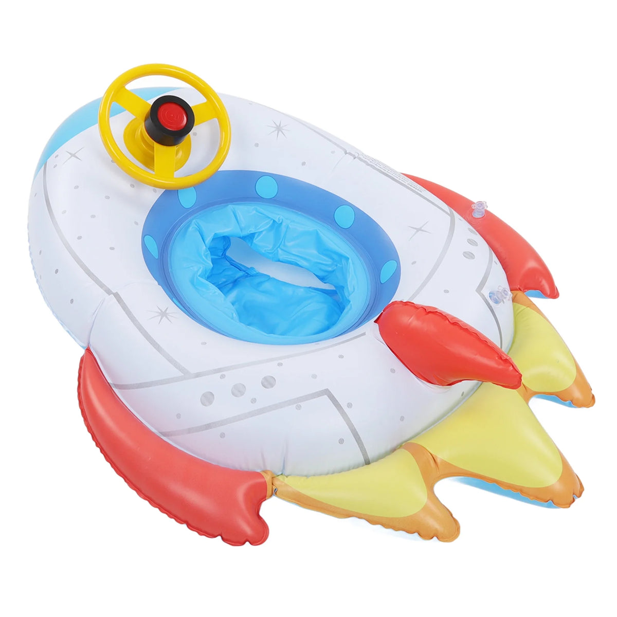 Inflatable Spaceship Pool Float with Steering Wheel K46646