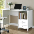 White Desk with 3 Storage Drawers P96631