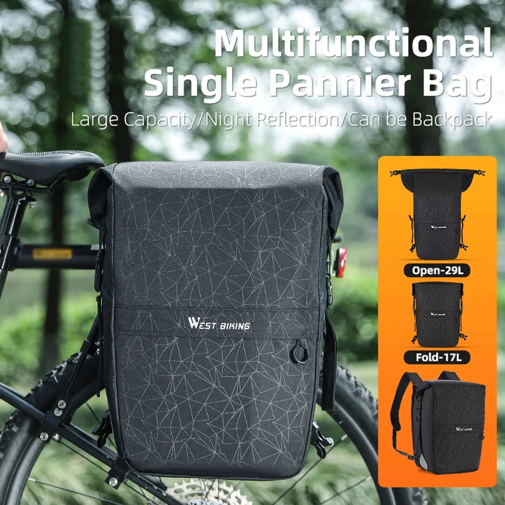 Expandable Bike Rear Seats Bag Cycling Bag E908