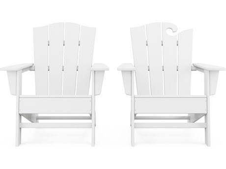 2-Piece Adirondack Chair Set in Pacific Blue B244