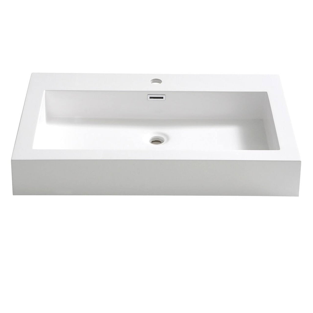 Self Rimming Bathroom Sink Y6586
