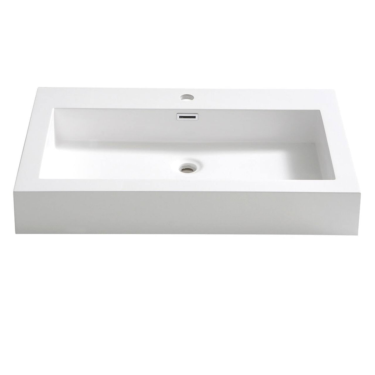 Self Rimming Bathroom Sink Y6586