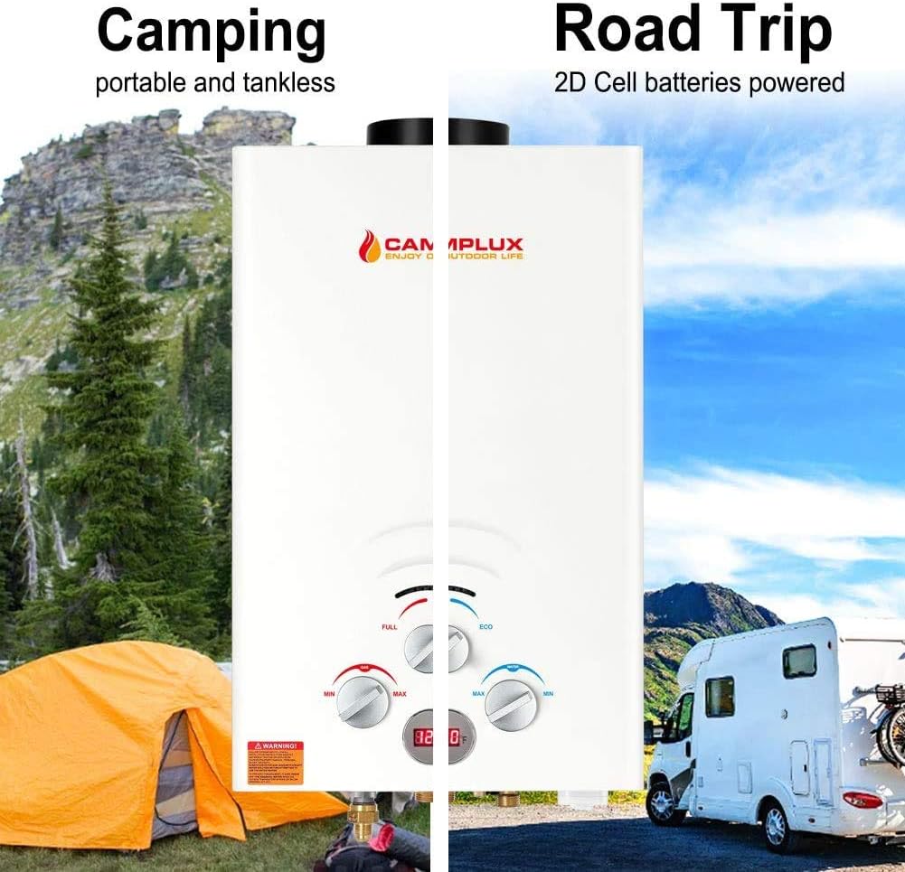 Outdoor Portable Propane Instant Tankless Water Heater 2.11 GPM P939