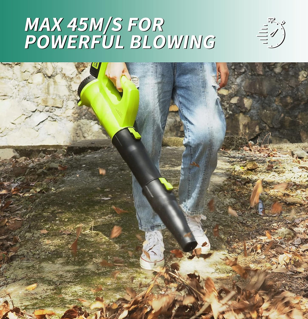 Cordless Handheld Leaf Blower with 20V 4.0Ah Battery, 130MPH N735