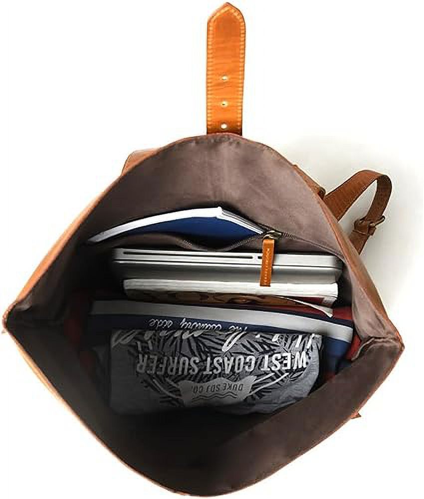 Vintage Full Grain Leather Laptop Backpack G933