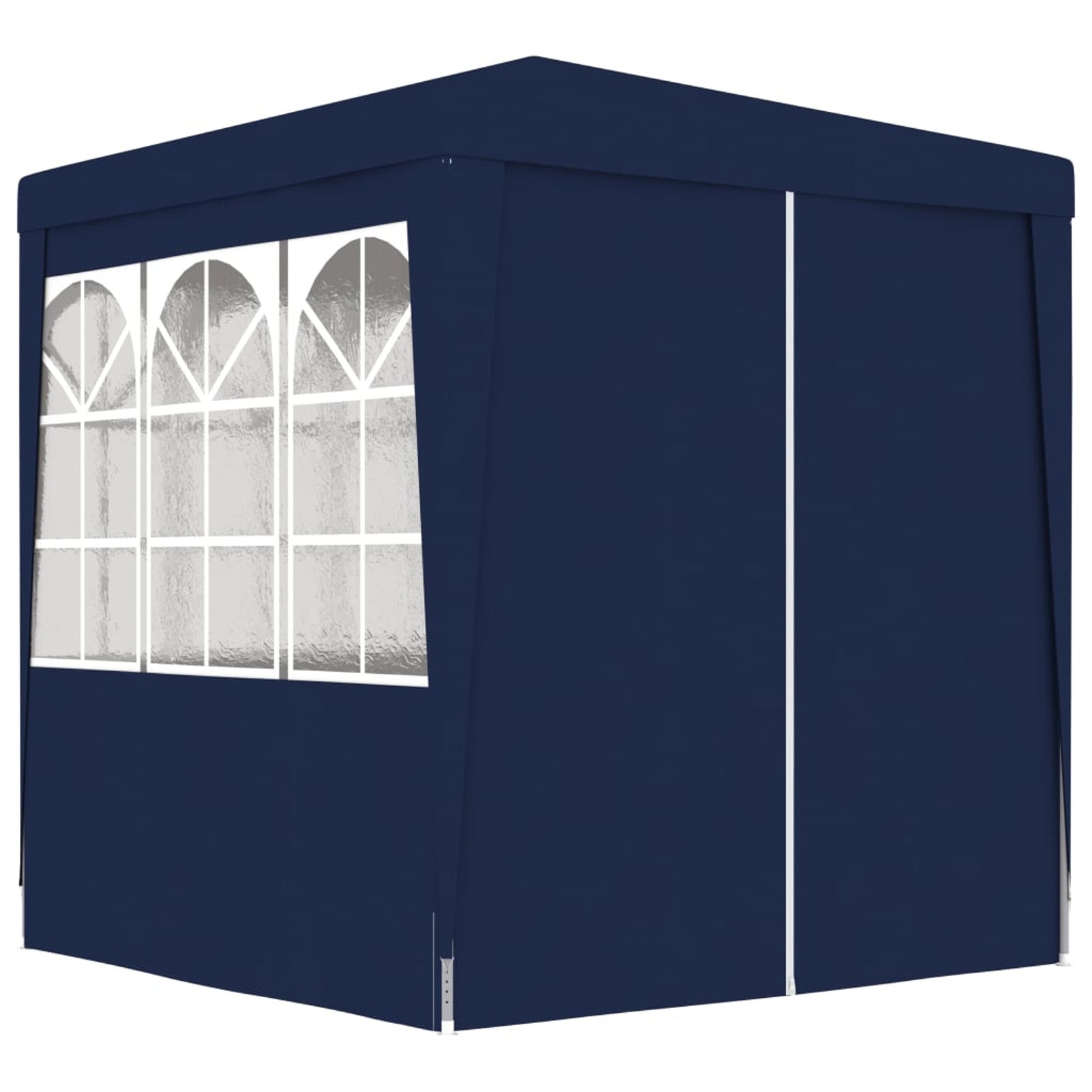 Blue Party Tent with Side Walls 6.6'x6.6' Q583043