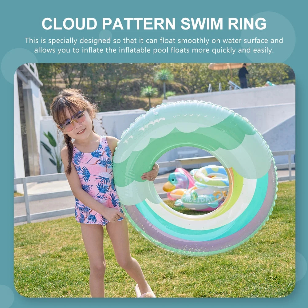 Floating Swimming Ring Inflatable Sequin Design N78809