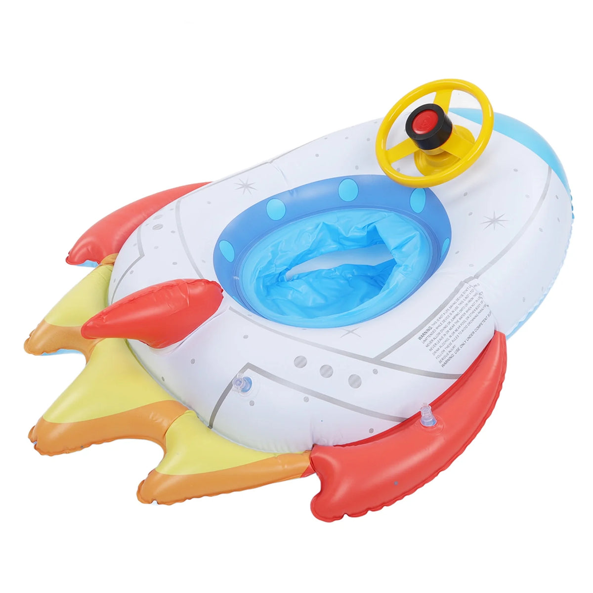 Inflatable Spaceship Pool Float with Steering Wheel K46646