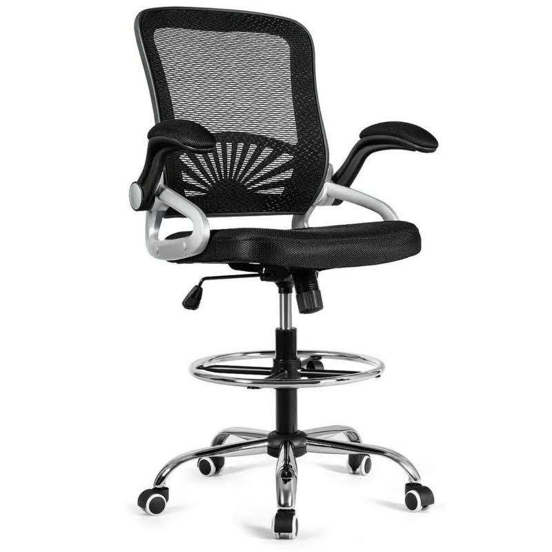 Adjustable Height Mesh Drafting Chair P890106