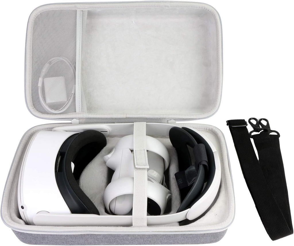 Hard Travel Case for VR Gaming Headset (Grey Case) D694622