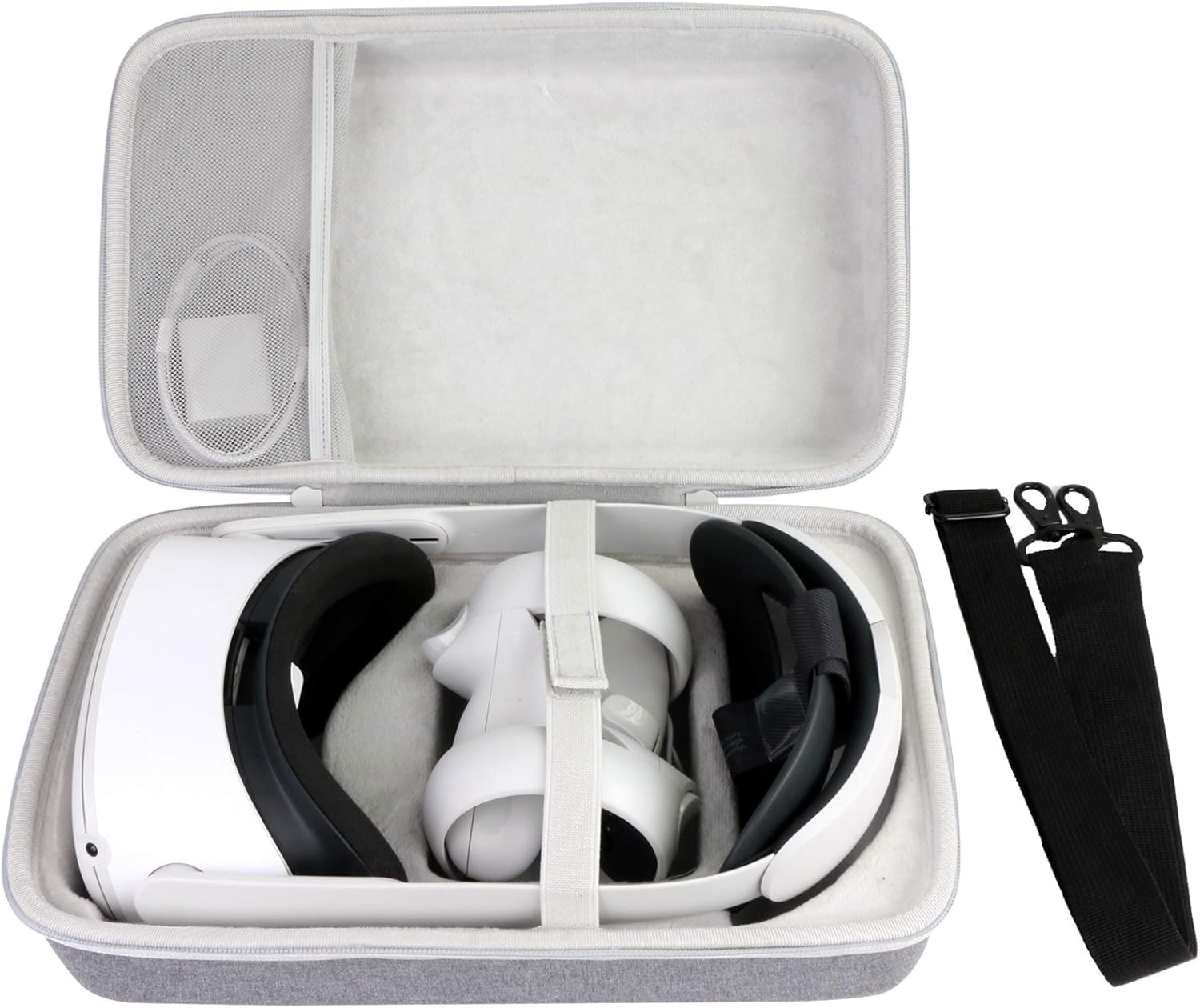 Hard Travel Case for VR Gaming Headset (Grey Case) D694622