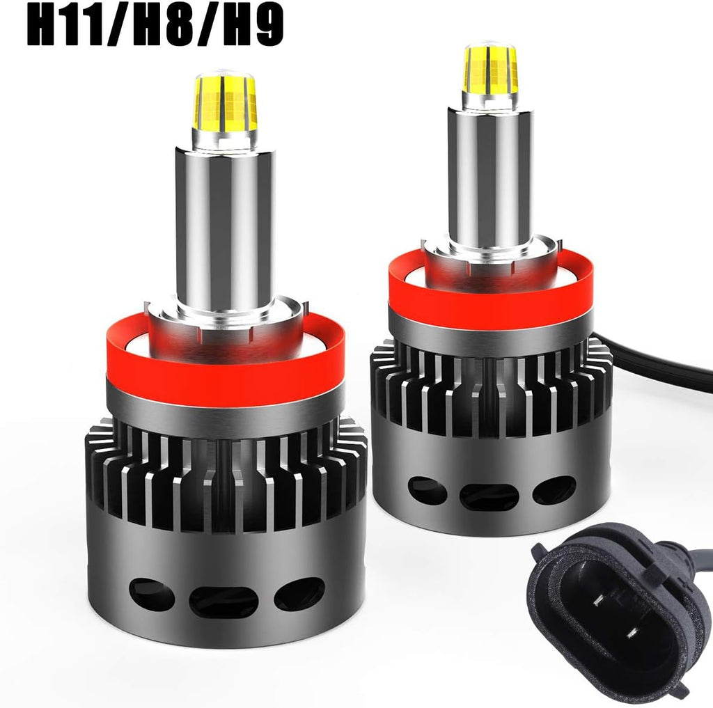 Pack of 2 LED Headlight Bulb Kit, 12000lm 6K, 360° CREE Chips R2315