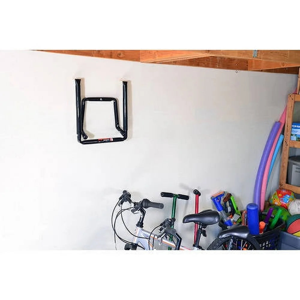 Wall-Mounted 2-Bicycle Folding Storage Bike Rack S4238