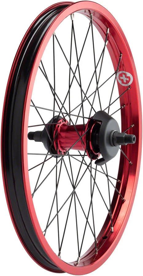 Red Rear Wheel 20 14 x 110mm Rim Brake Freecoaster P715