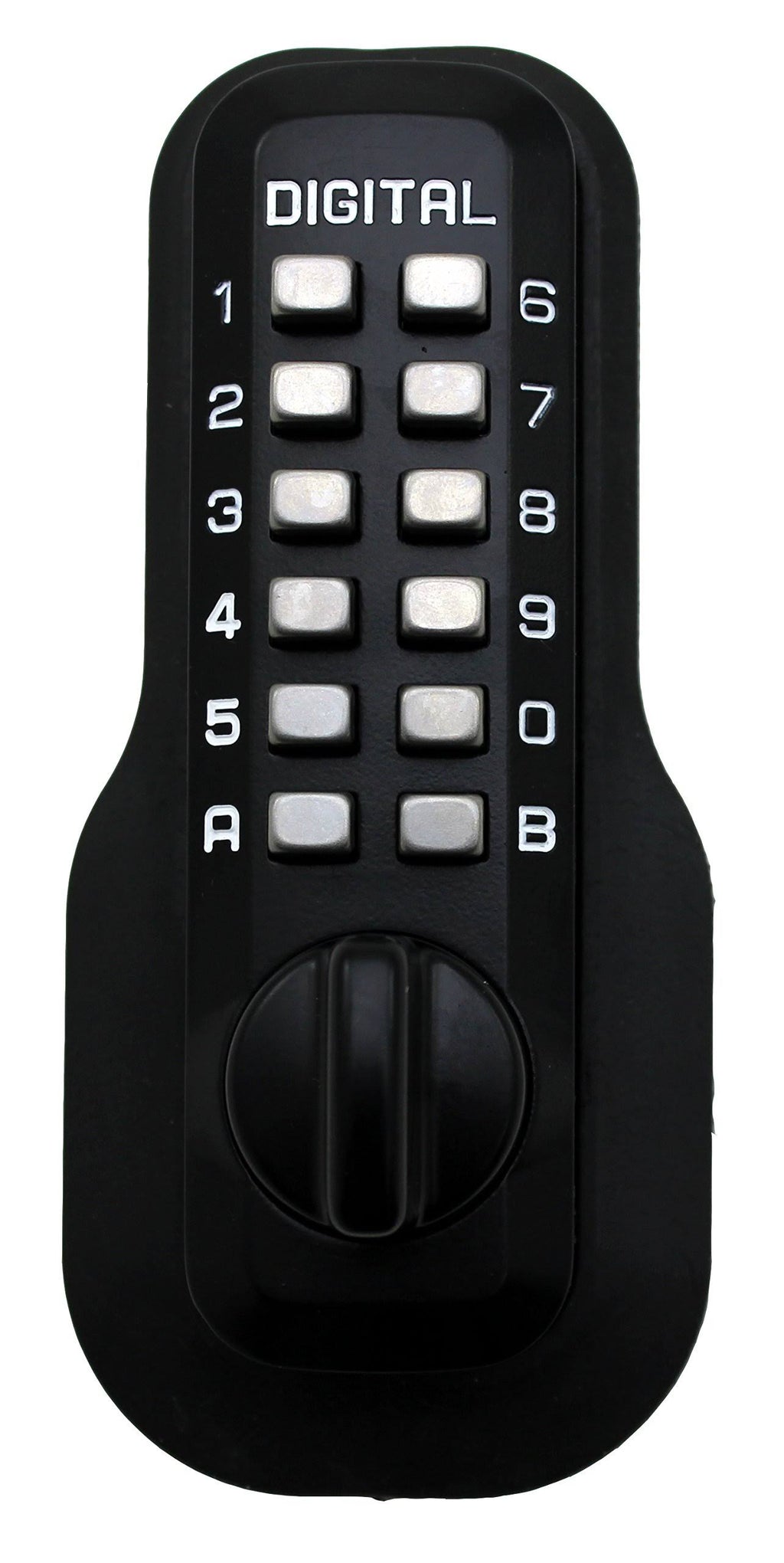 Black Mechanical Double Combination Deadbolt Lock L3183