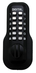 Black Mechanical Double Combination Deadbolt Lock L3183