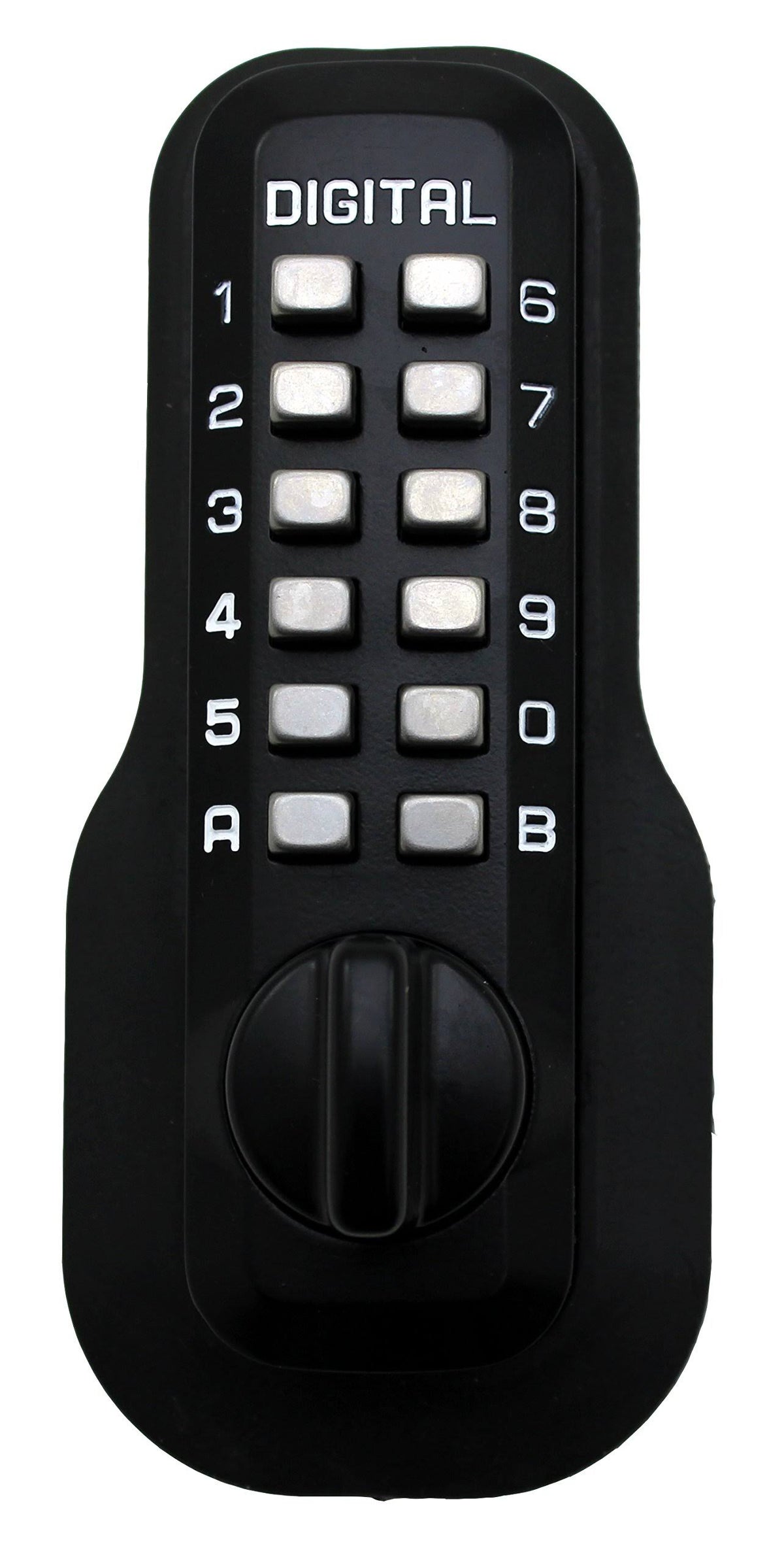 Black Mechanical Double Combination Deadbolt Lock L3183